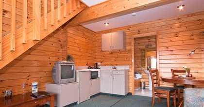 Intérieur maison ossature bois