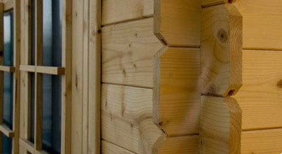 Maison avec une ossature en bois