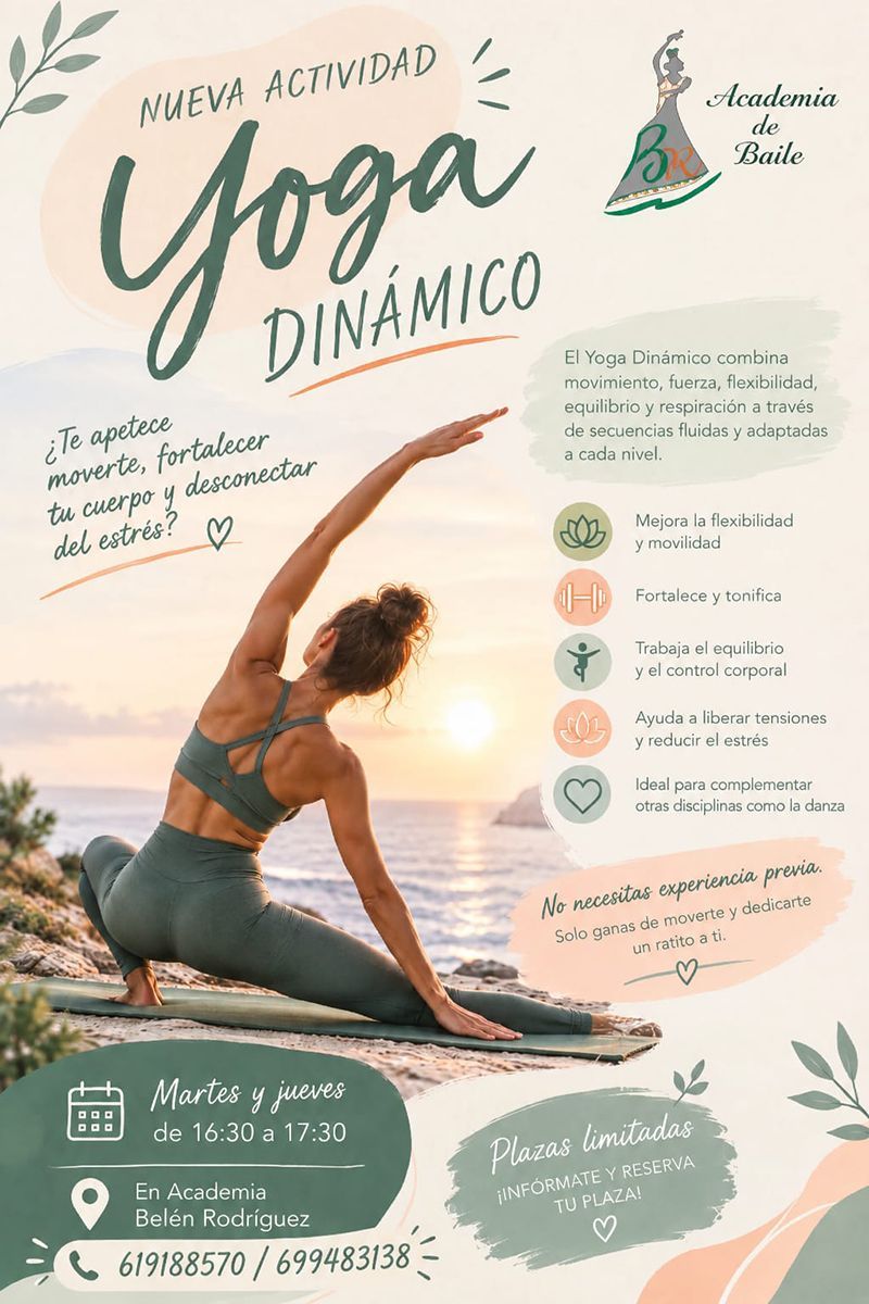 Clases de yoga din&aacute;mico 