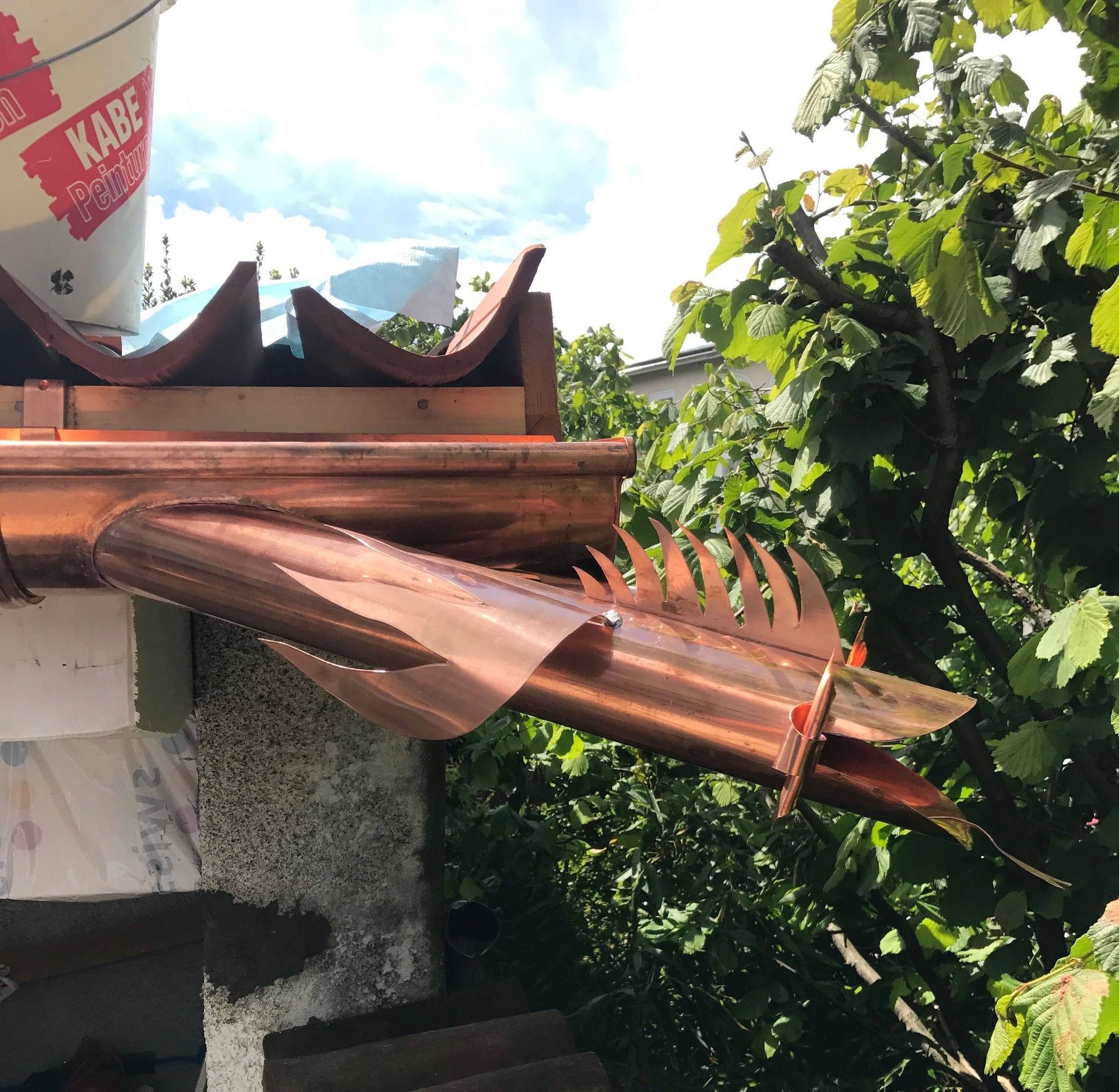 Tetti Forster - canalizzazione - Locarno