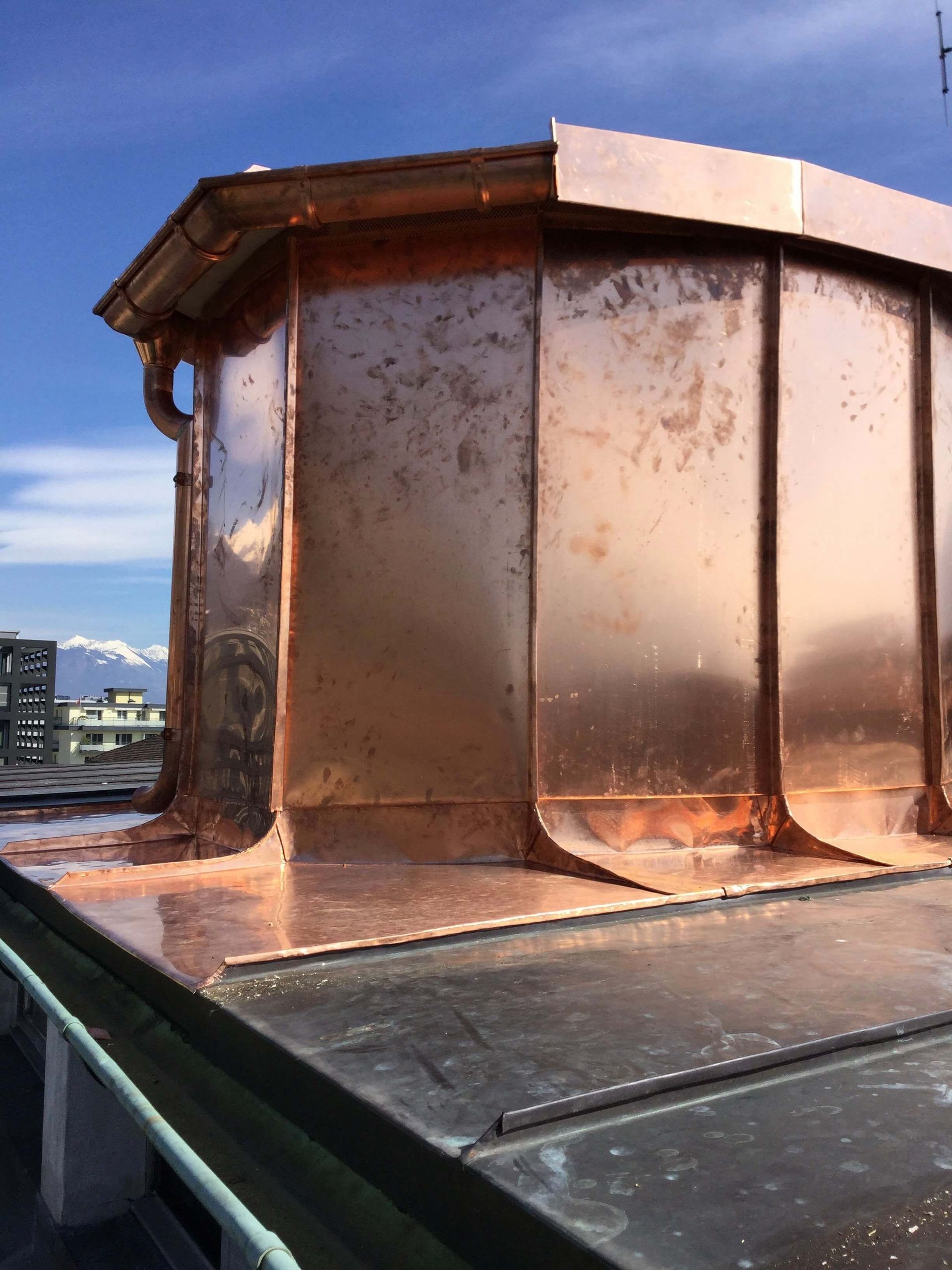 Tetti Forster – spezielle Kupferarbeiten – Locarno