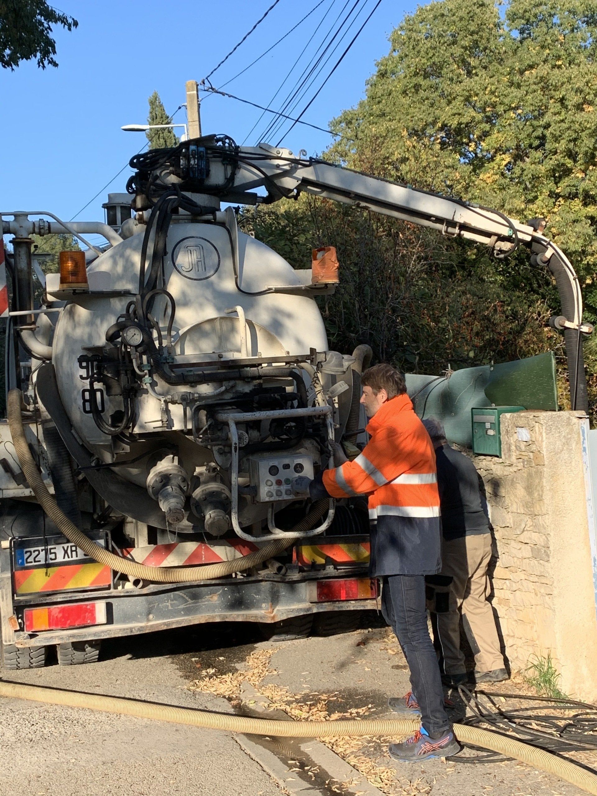 Pompage fosse toutes eaux