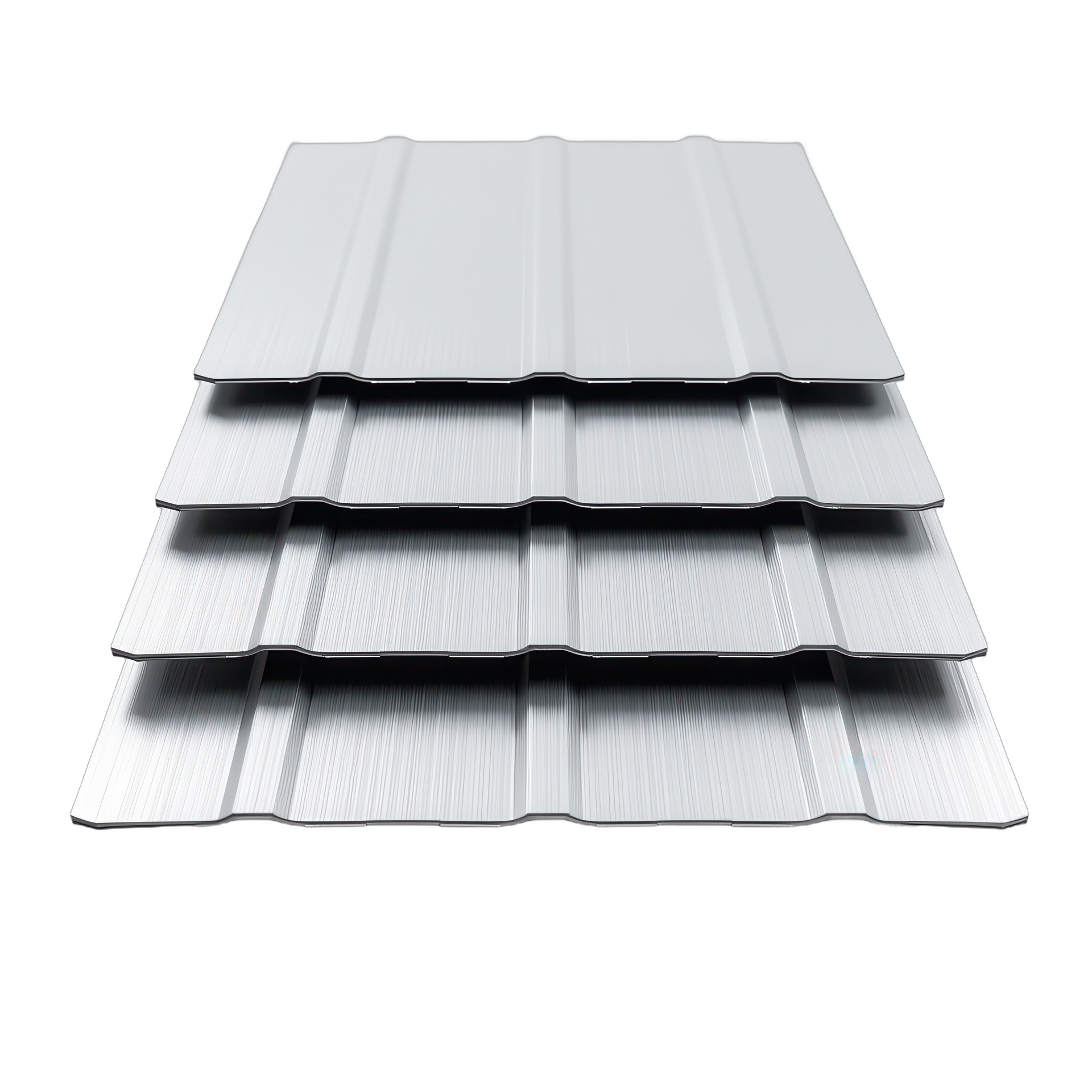 Des tôles en acier.