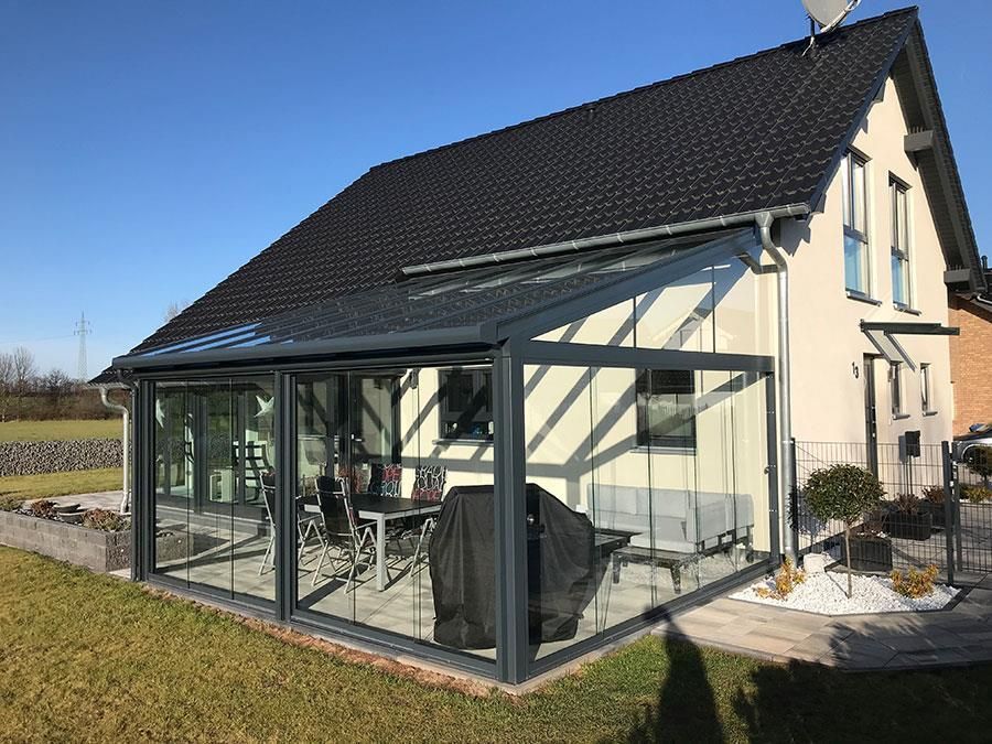 Wintergartens rechte Seite