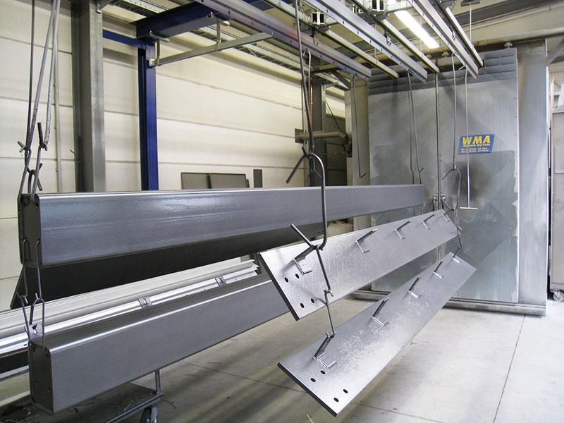 Eine Maschine, auf der das Wort Prus steht