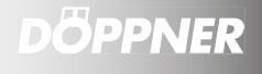 Das Wort Doppner ist in weißer Schrift auf grauem Hintergrund geschrieben