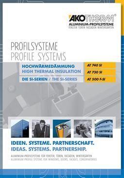 Es handelt sich um eine Broschüre zum Thema profilsysteme.