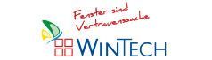 Das Logo von Wintech ist in einer Fremdsprache verfasst