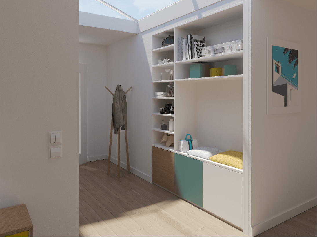 Dressing intérieur d'entrée