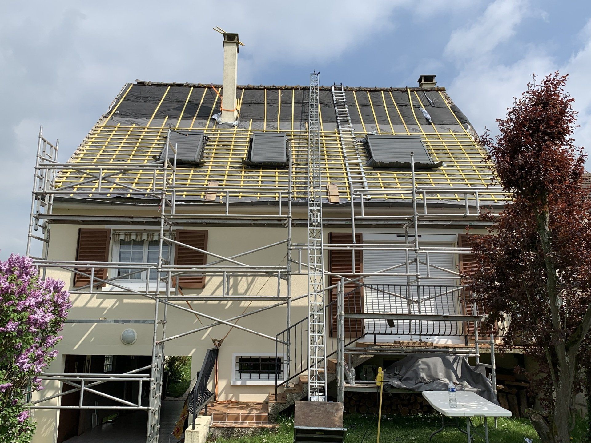 Réfection maison en cours