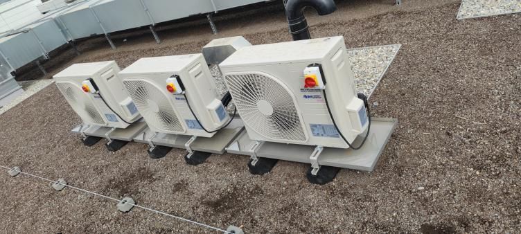 Klimaanlage in weiß