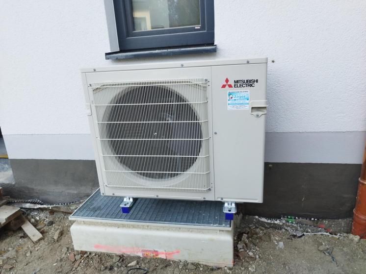 Klimaanlage in weiß