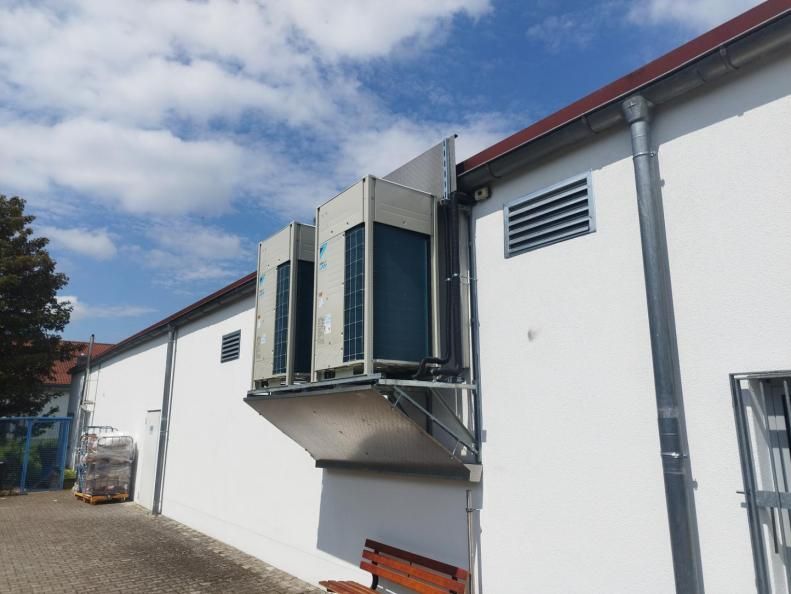 Klimaanlage in weiß