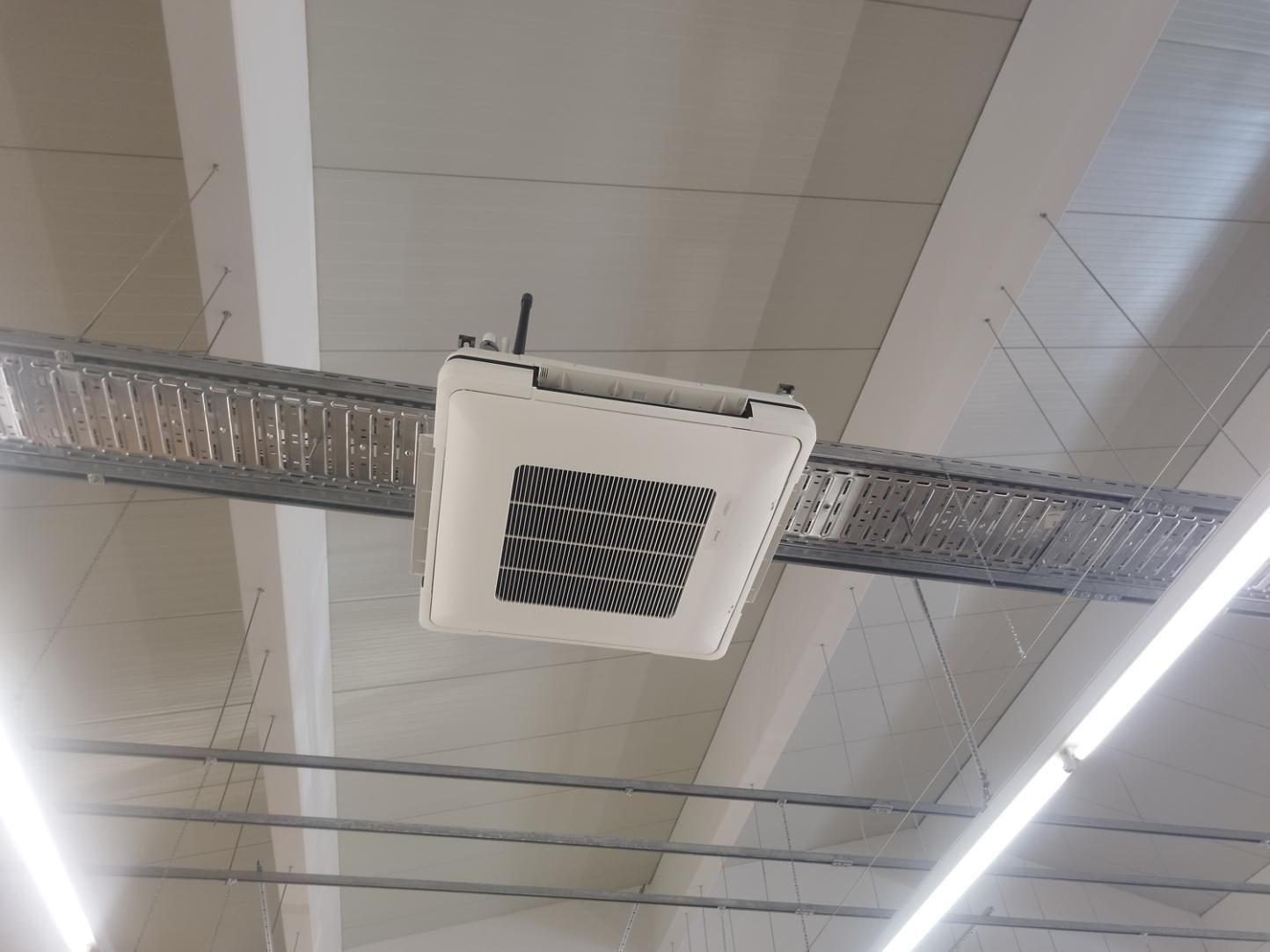 Klimaanlage in weiß