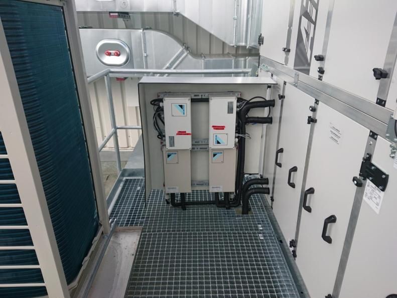 Klimaanlage in weiß