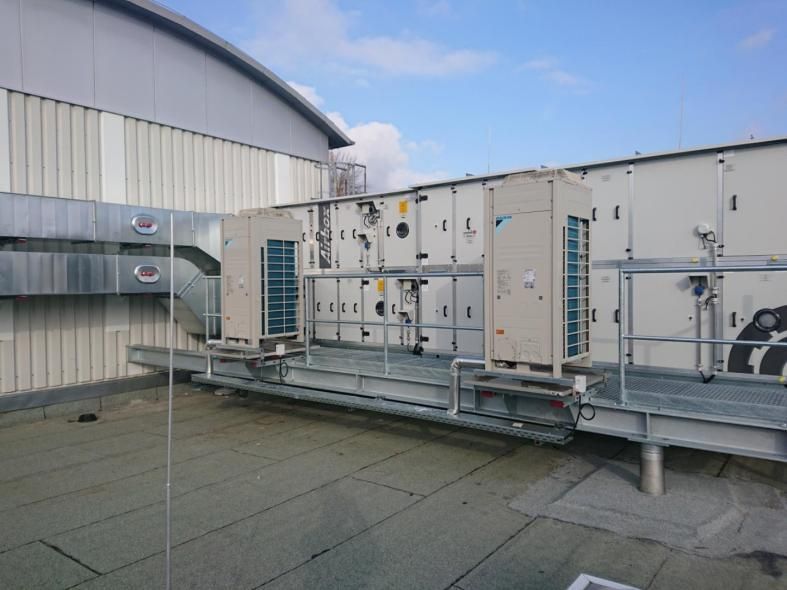 Klimaanlage in weiß