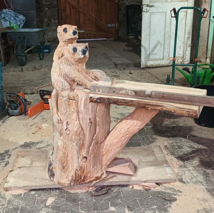 Holzskulptur 