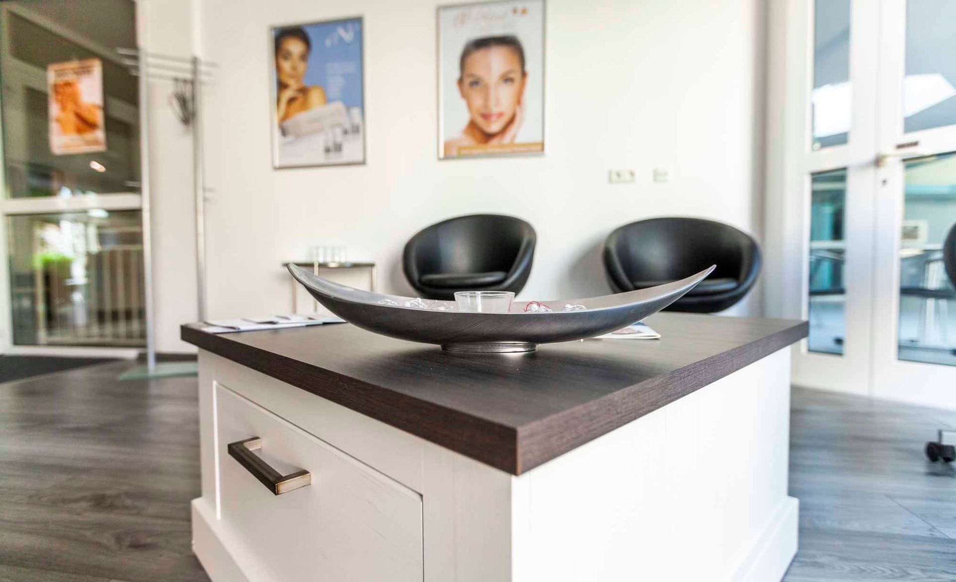 Dekoration in der Beauty & Wellness Lounge