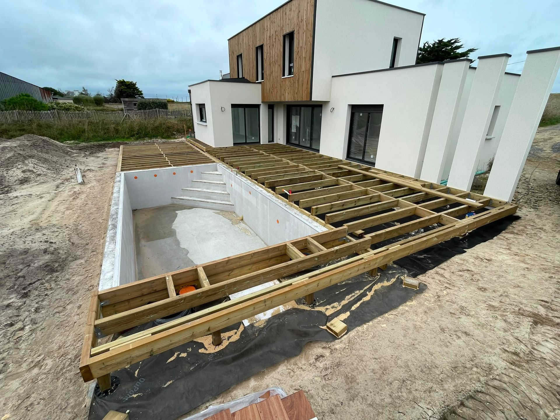 Maison en construction