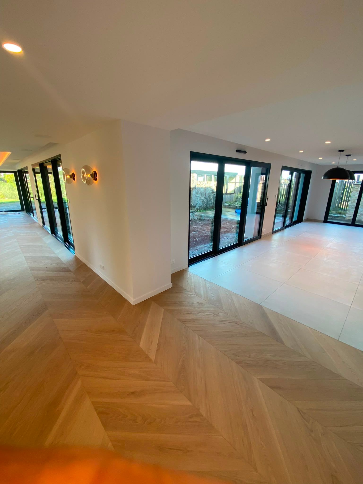 Salon moderne et vide