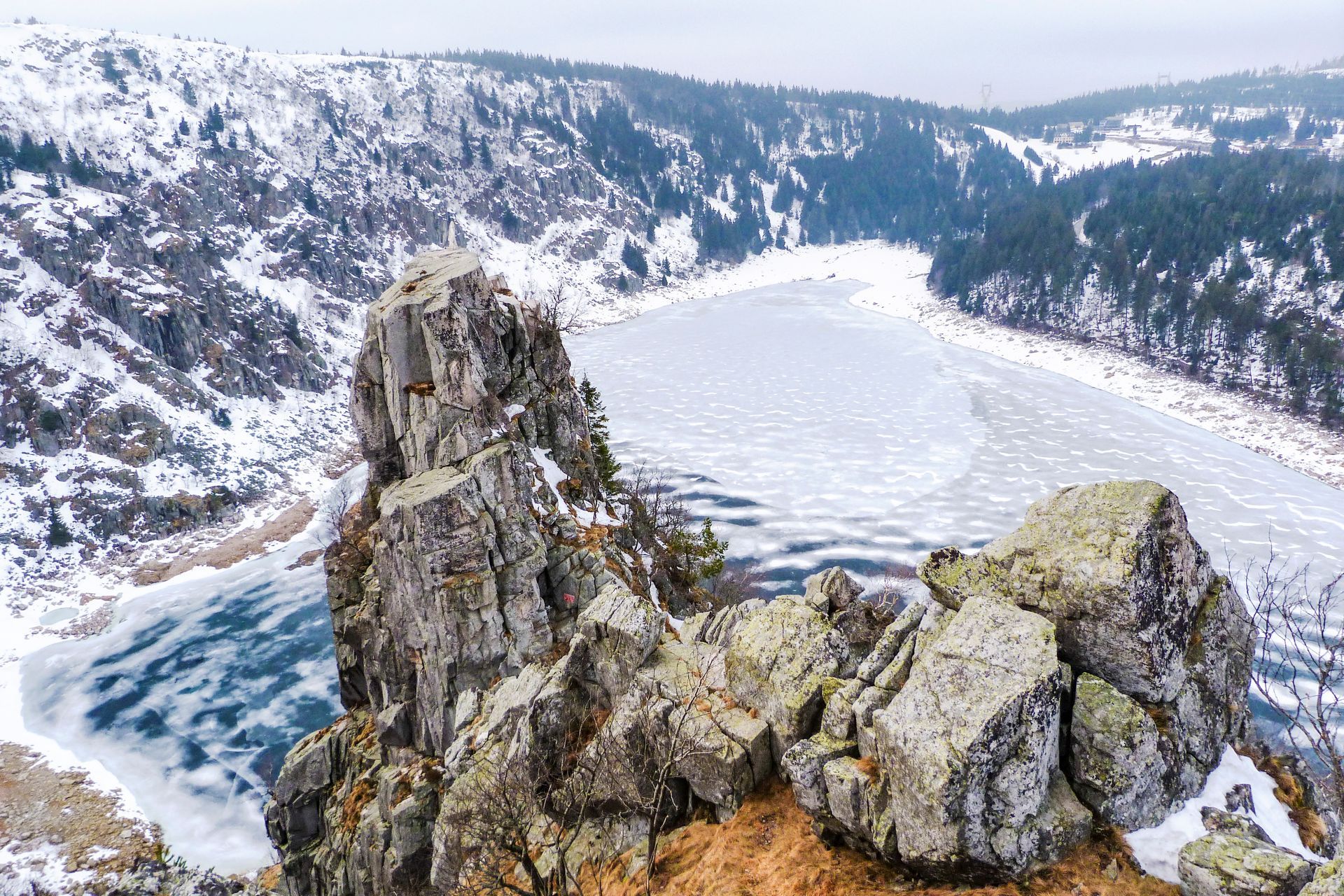 Lac Blanc sous la neige