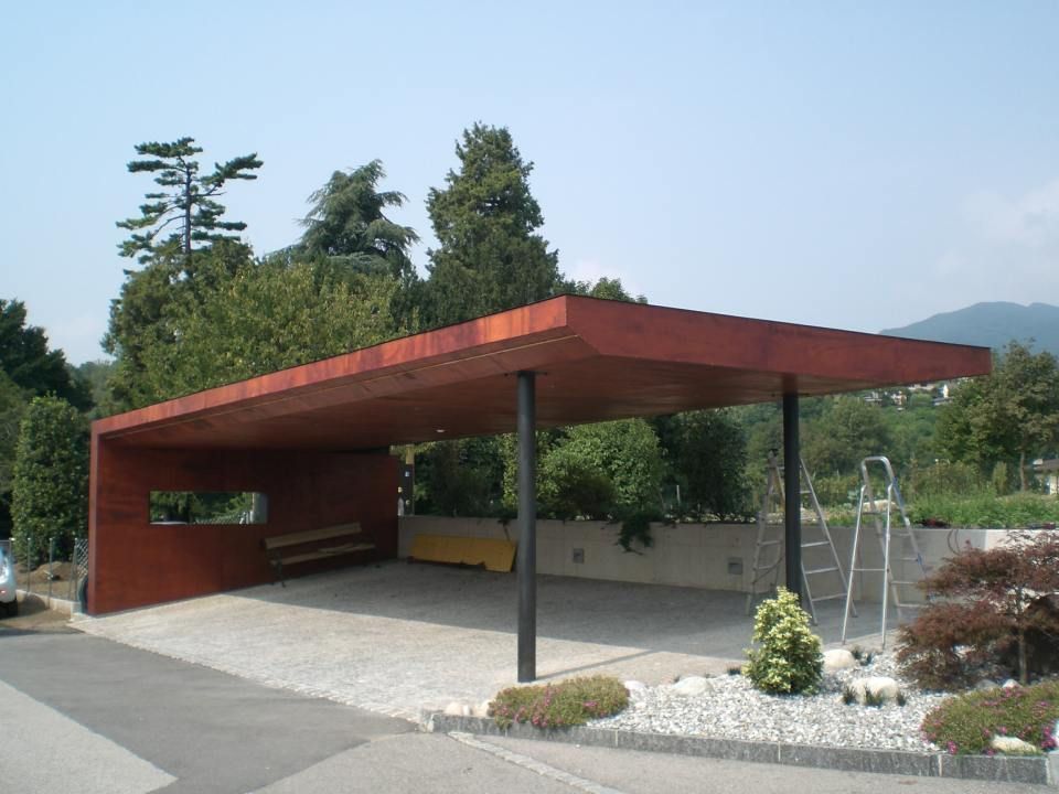 tettoia per patio esterno