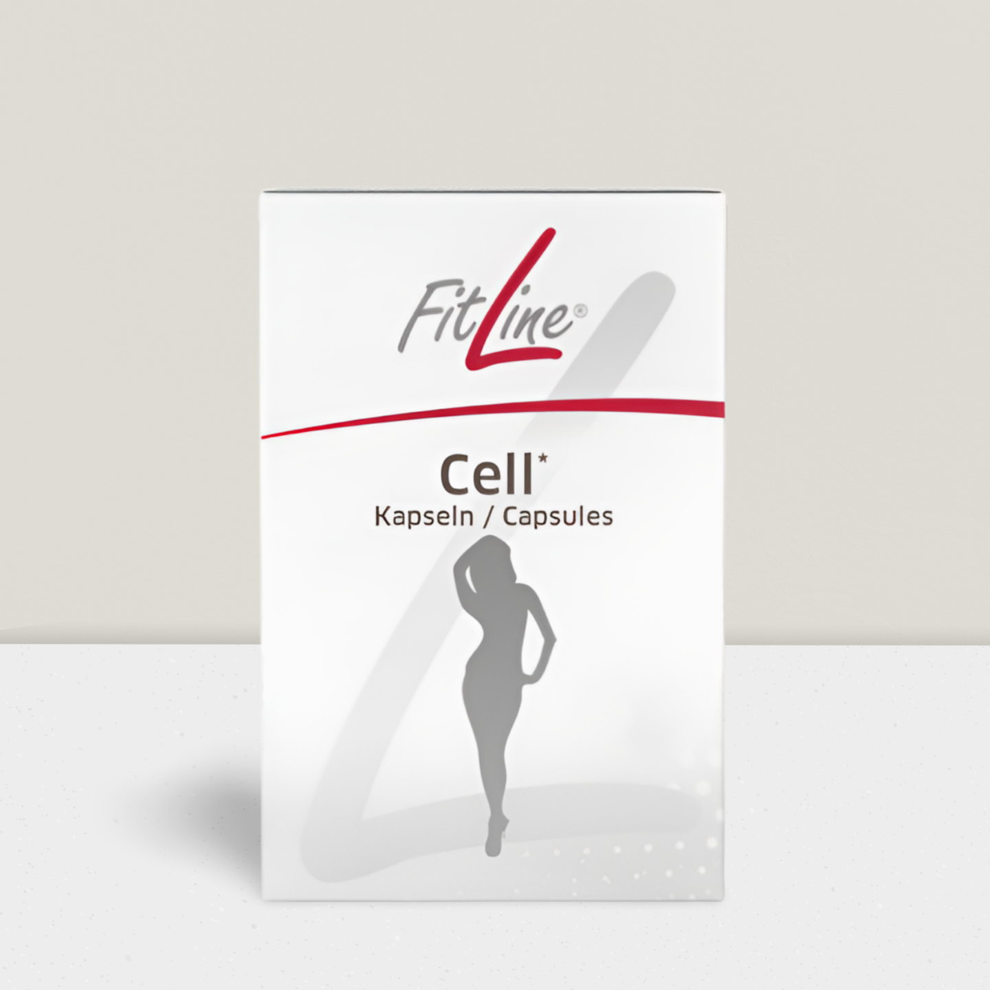 Zwei beige Kapseln mit einem Minzblatt.