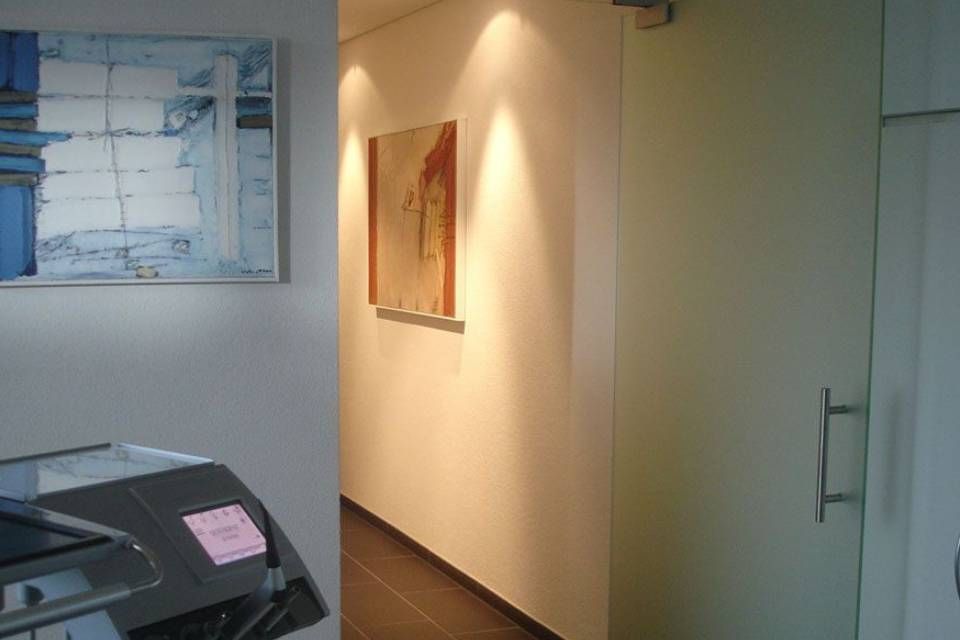 Eingangsbereich in der Leupold Praxis