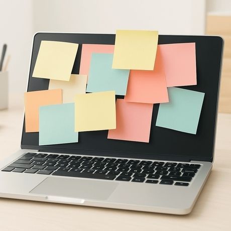 Symbolbild für mentale Entlastung: sichtbare Struktur statt digitaler Überforderung – Nicole Forrai 