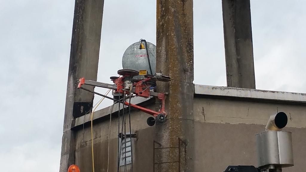 Découpage d'une dalle en béton
