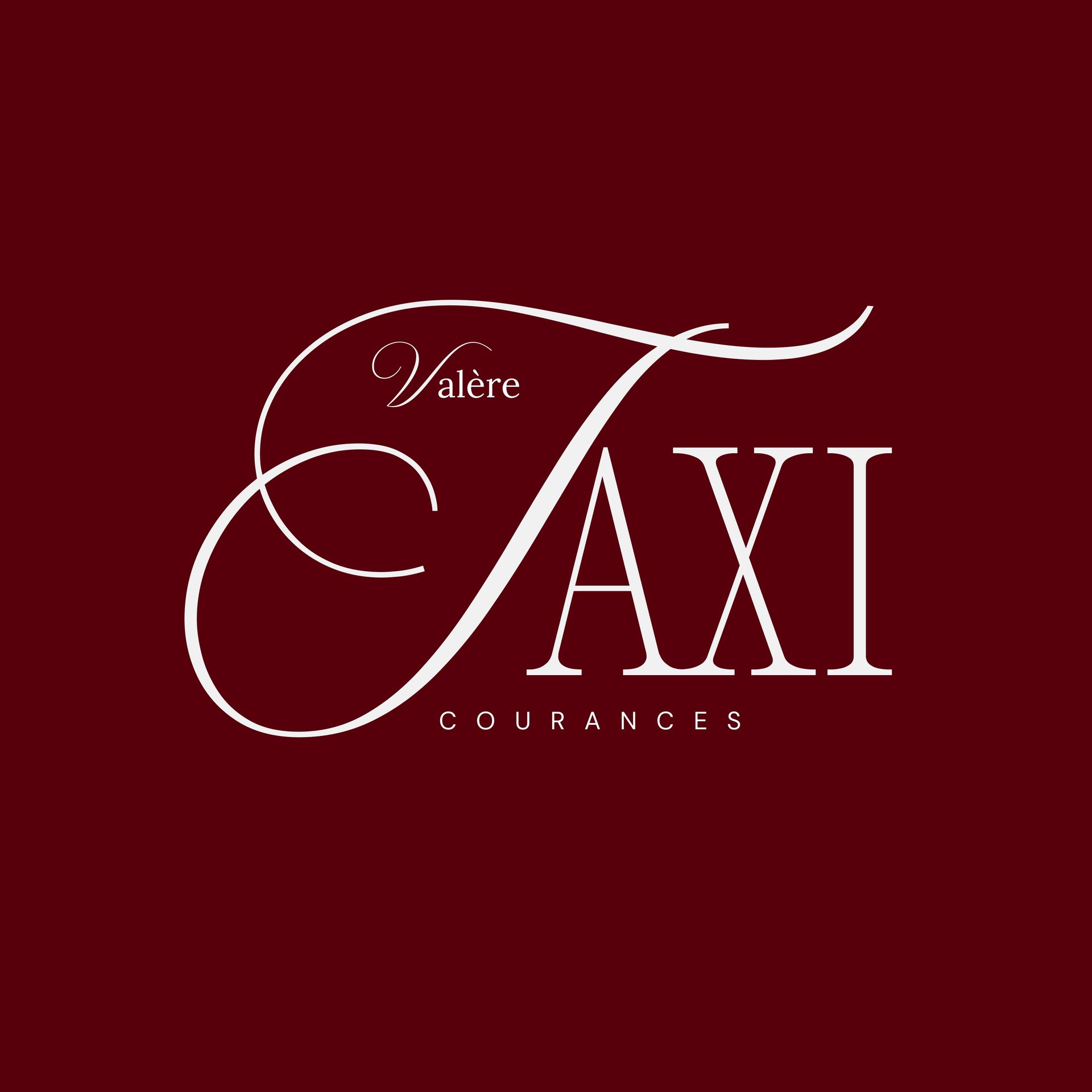 Un logo de TAXI COURANCES.