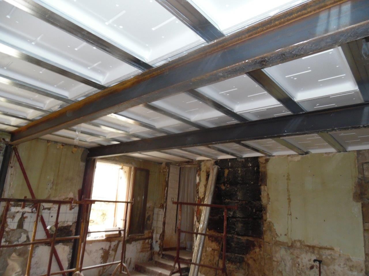 Un intérieur en plein chantier