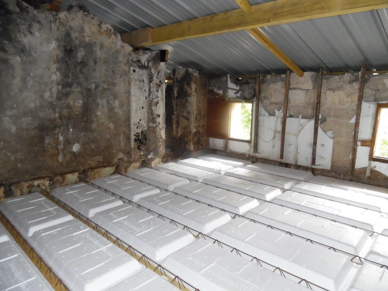 La construction d'un plancher