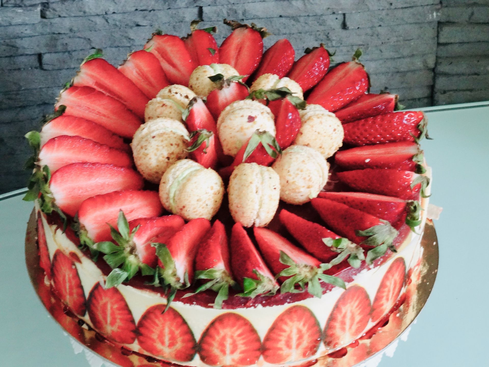 Gâteau aux fraises
