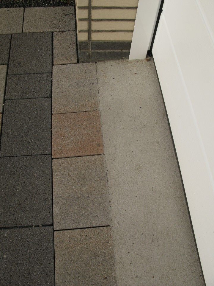 strichanschlußarbeiten im Schließkantenbereich