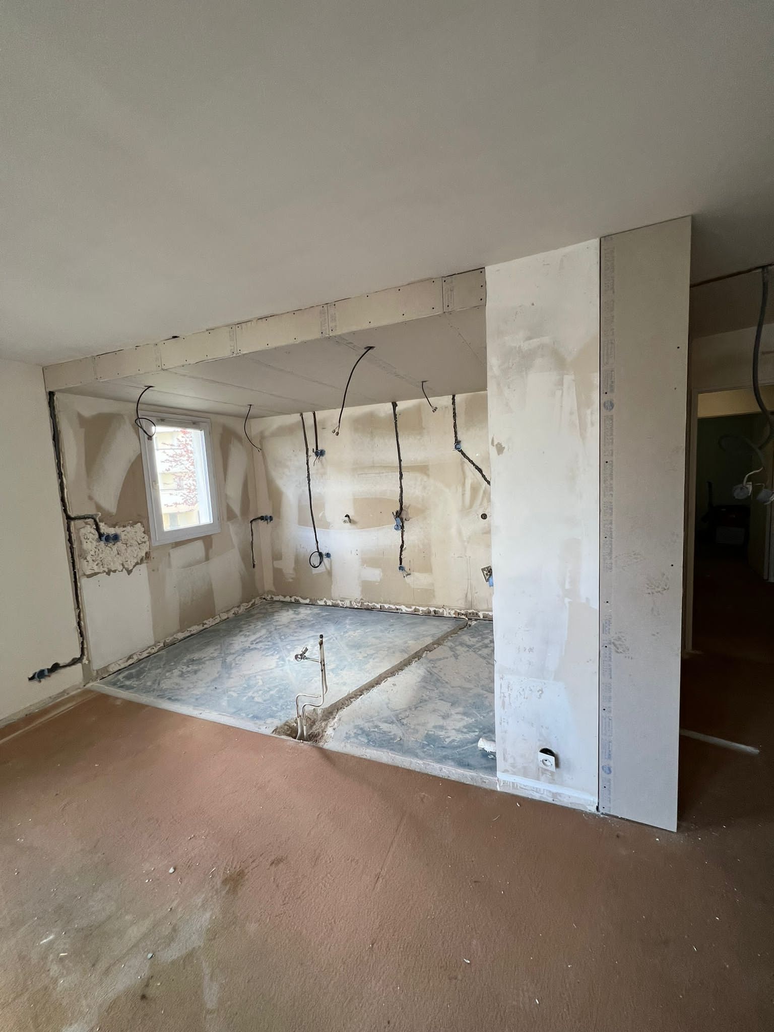 Espace avant aménagement en cuisine