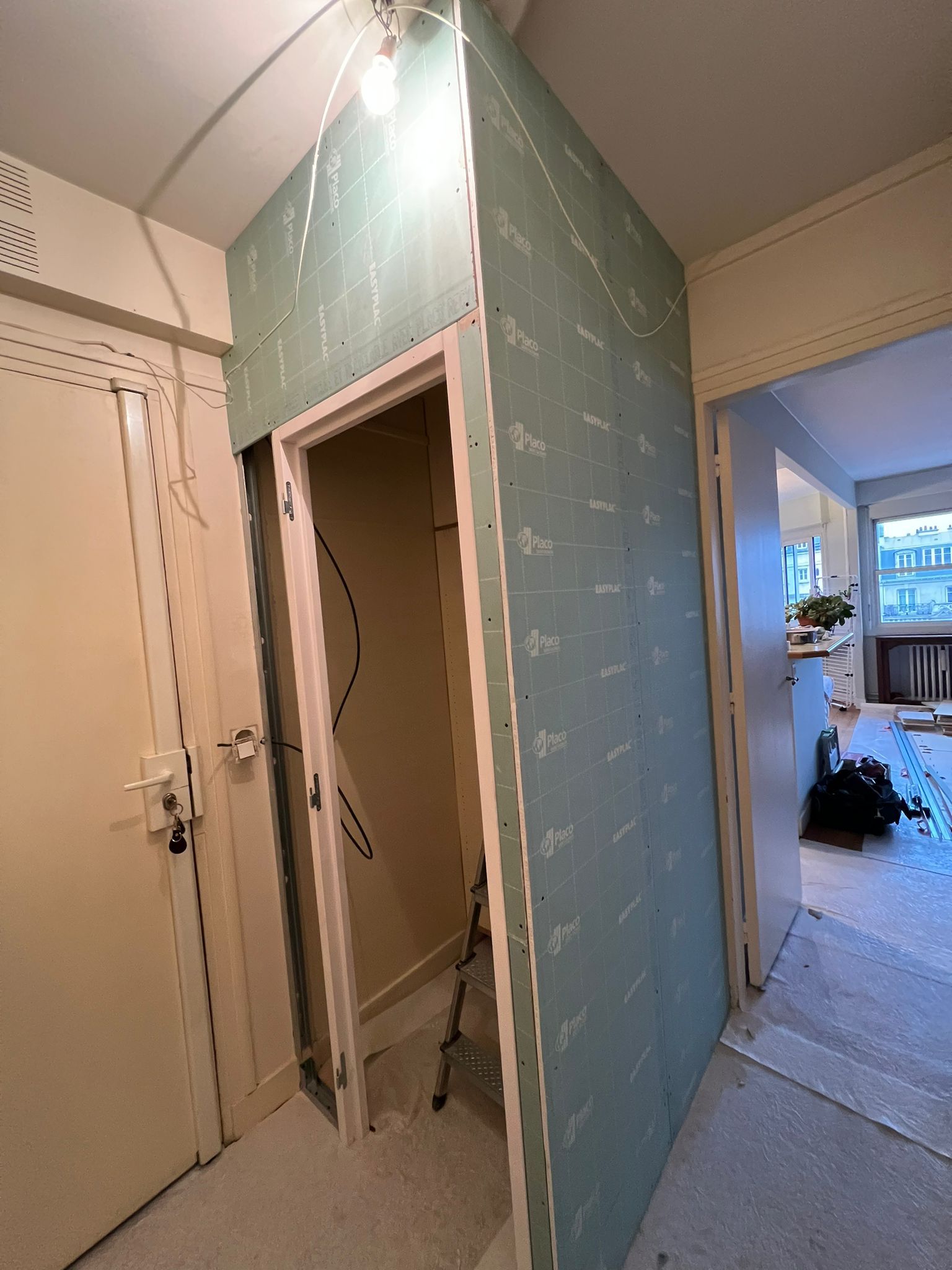 Création d'un nouvel espace dans l'entrée