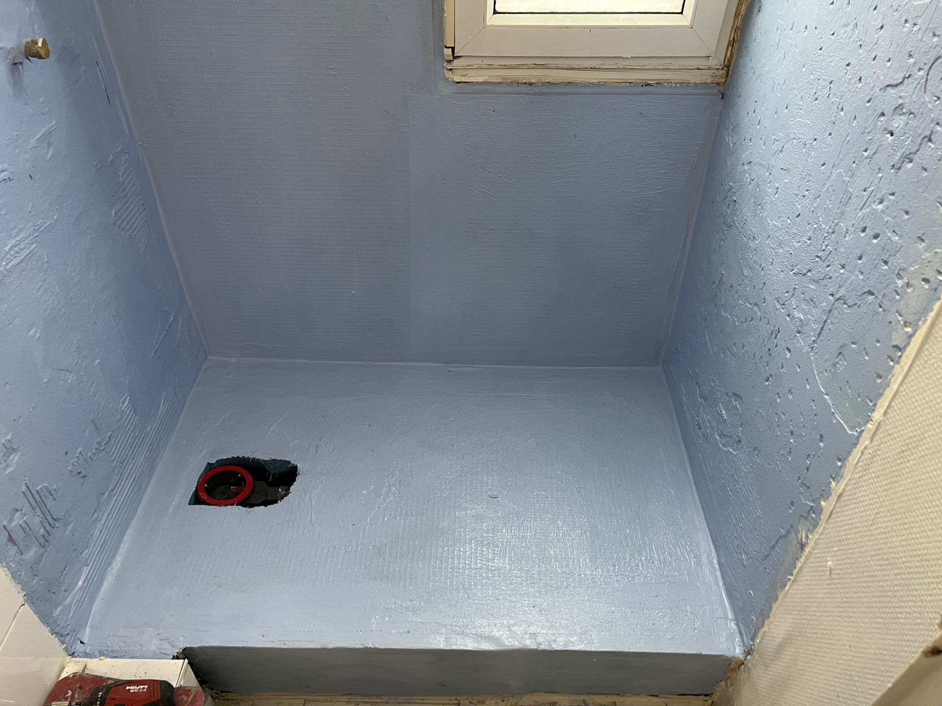 Rénovation d'une douche avec fenêtre