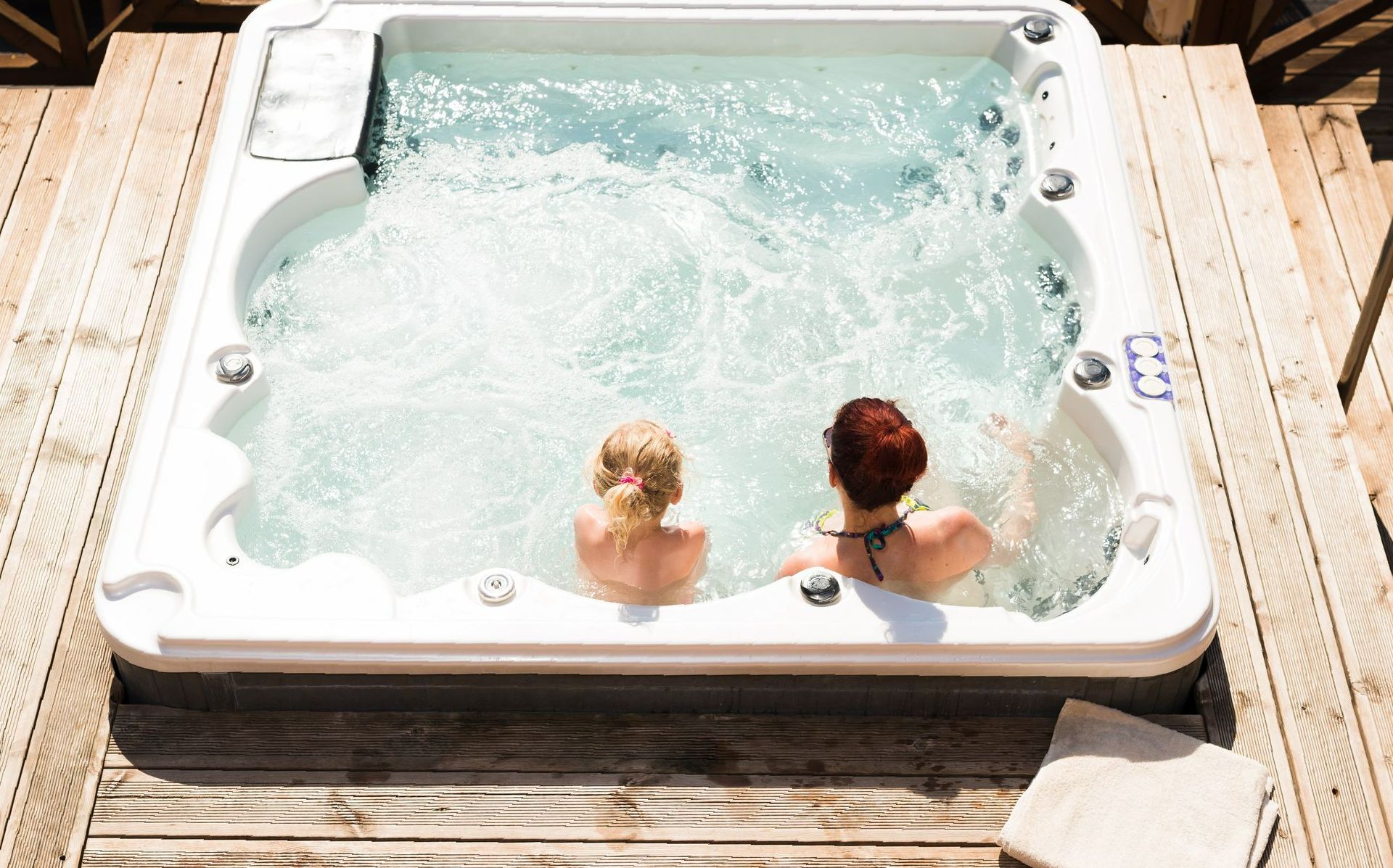 Un spa avec des bambous