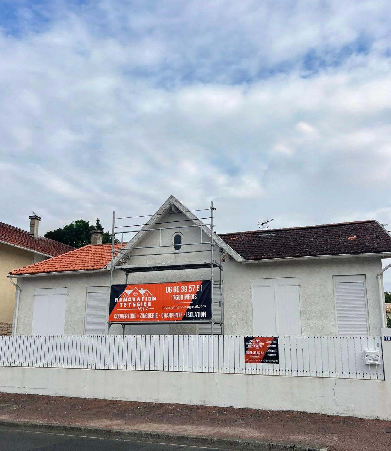Réfection de toiture à Saint-George-de-Didonne – Avant travaux
