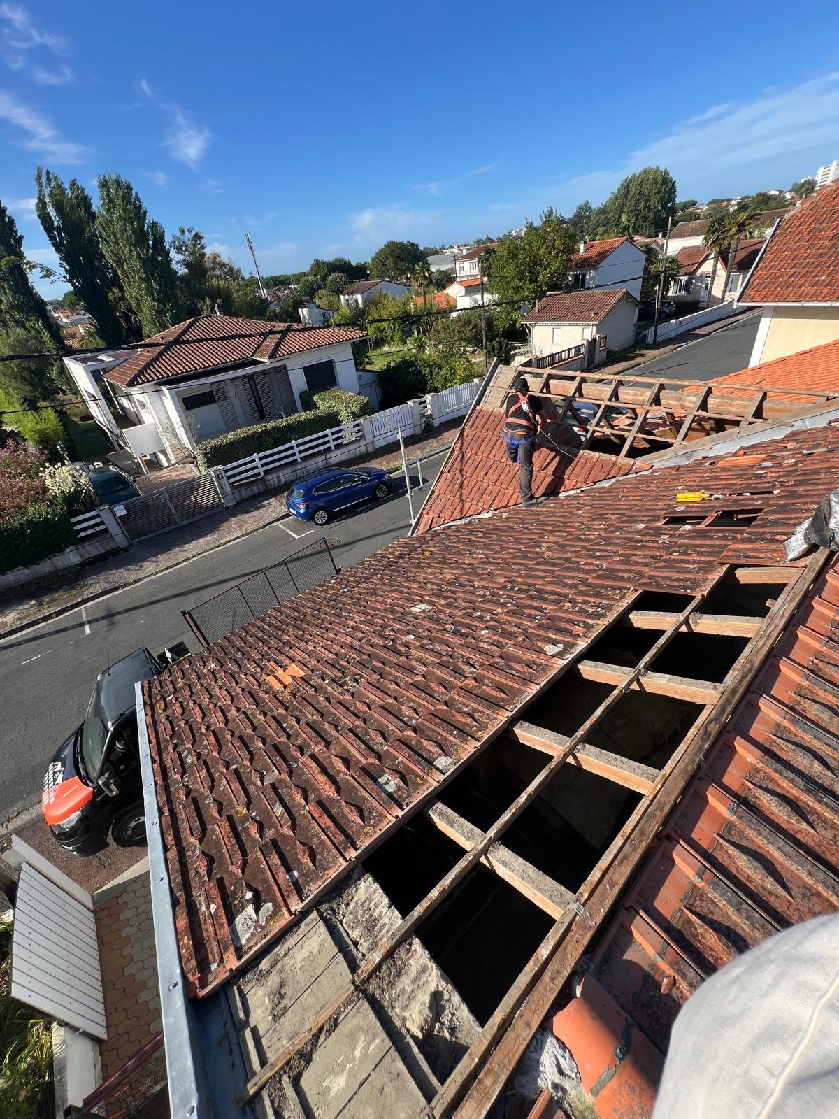 Réfection de toiture à Saint-George-de-Didonne – Étape 1