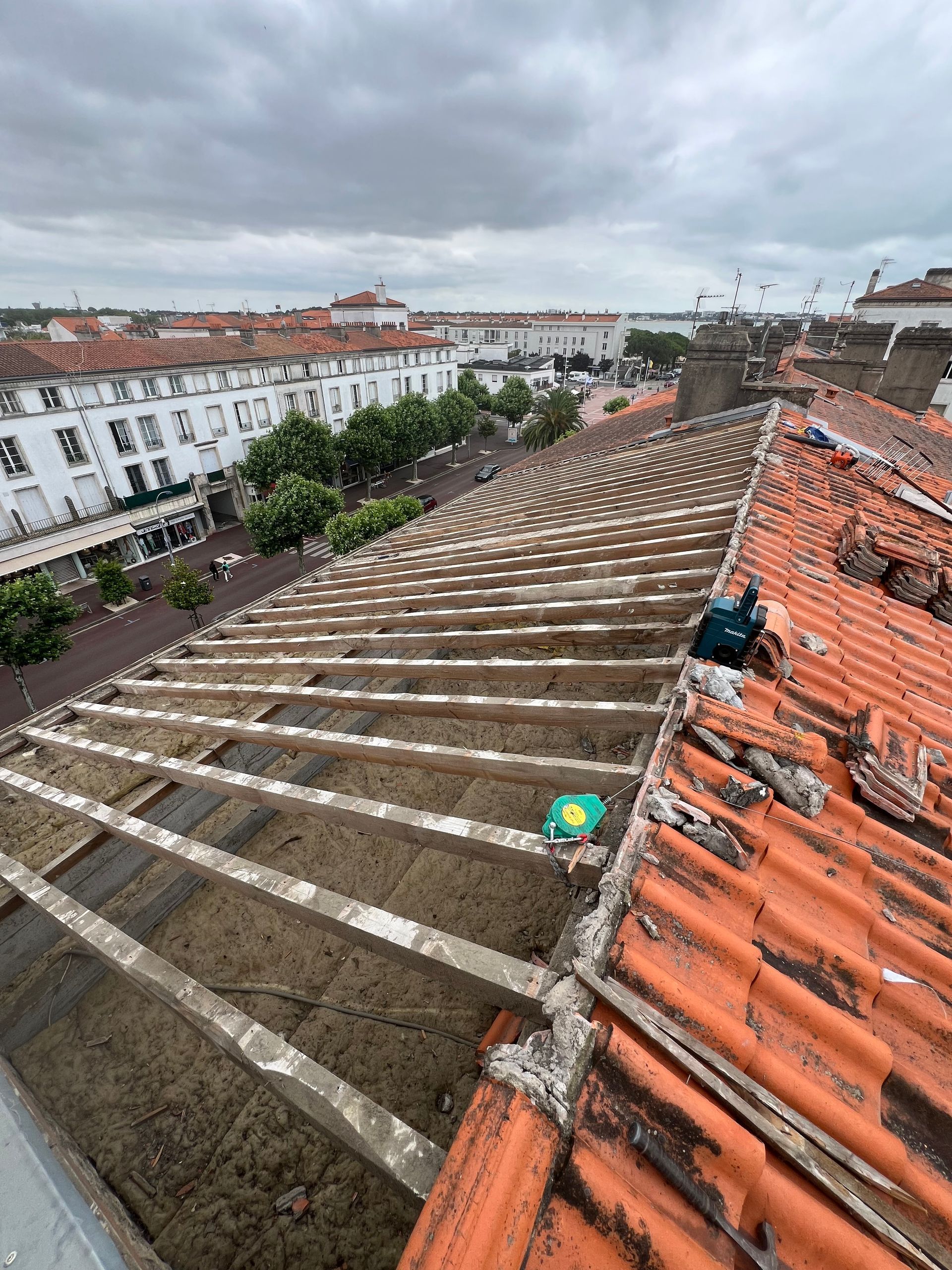 Toiture à Royan avant la réfection