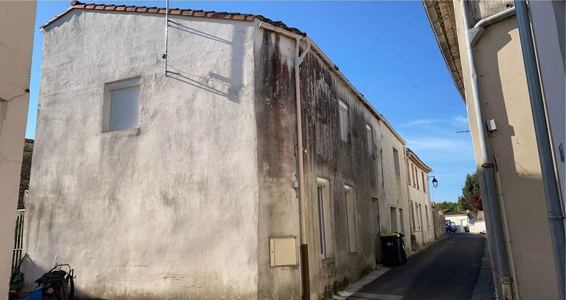 Façade en mauvais état