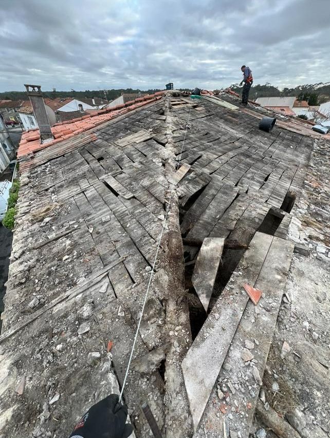 Toiture en mauvais état