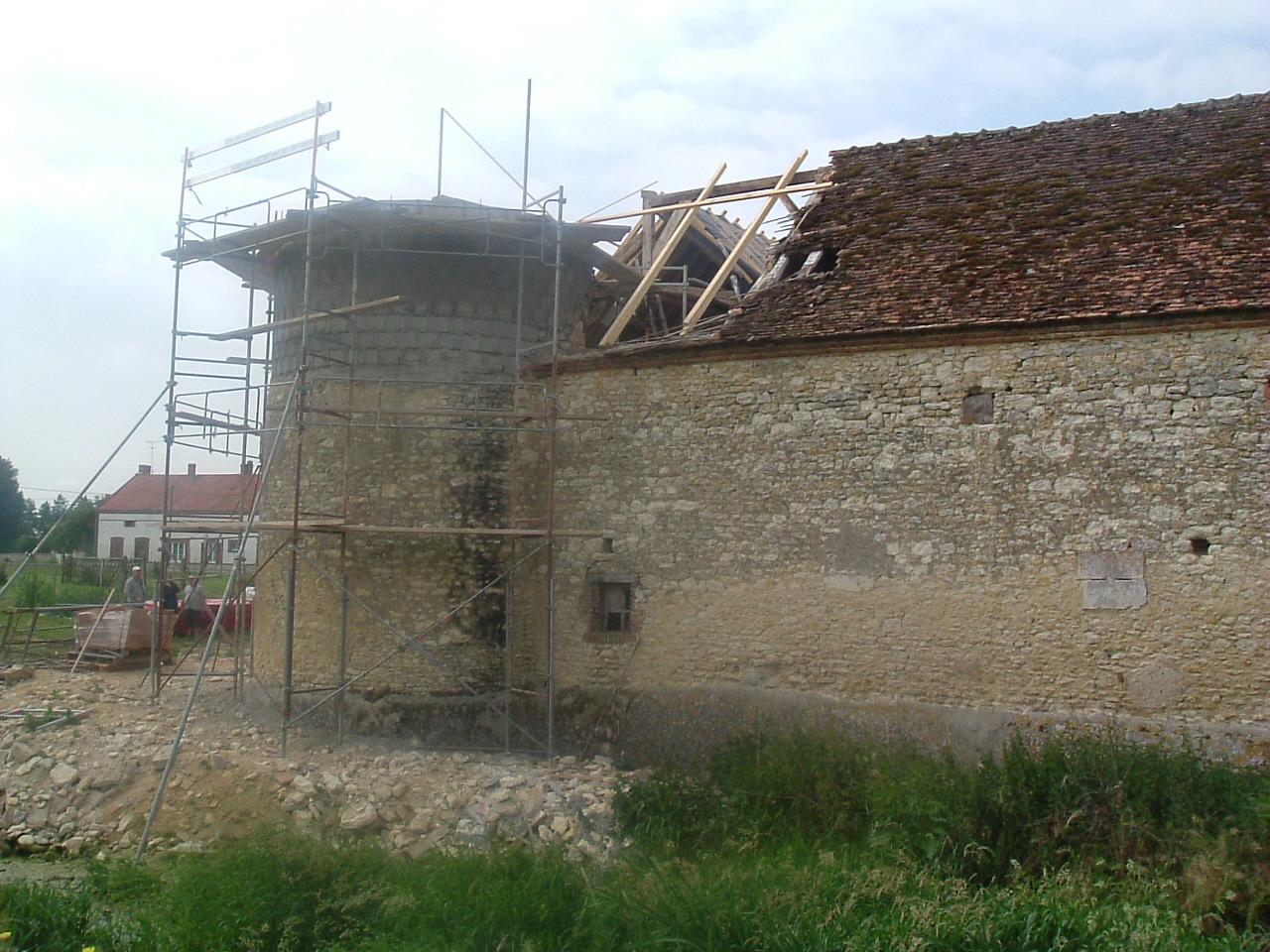 Façonnement en pierres sèches