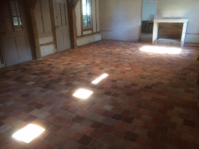 Pose de carrelage intérieur