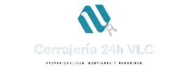 Un logotipo para una empresa llamada cerrajeria 24h vlc