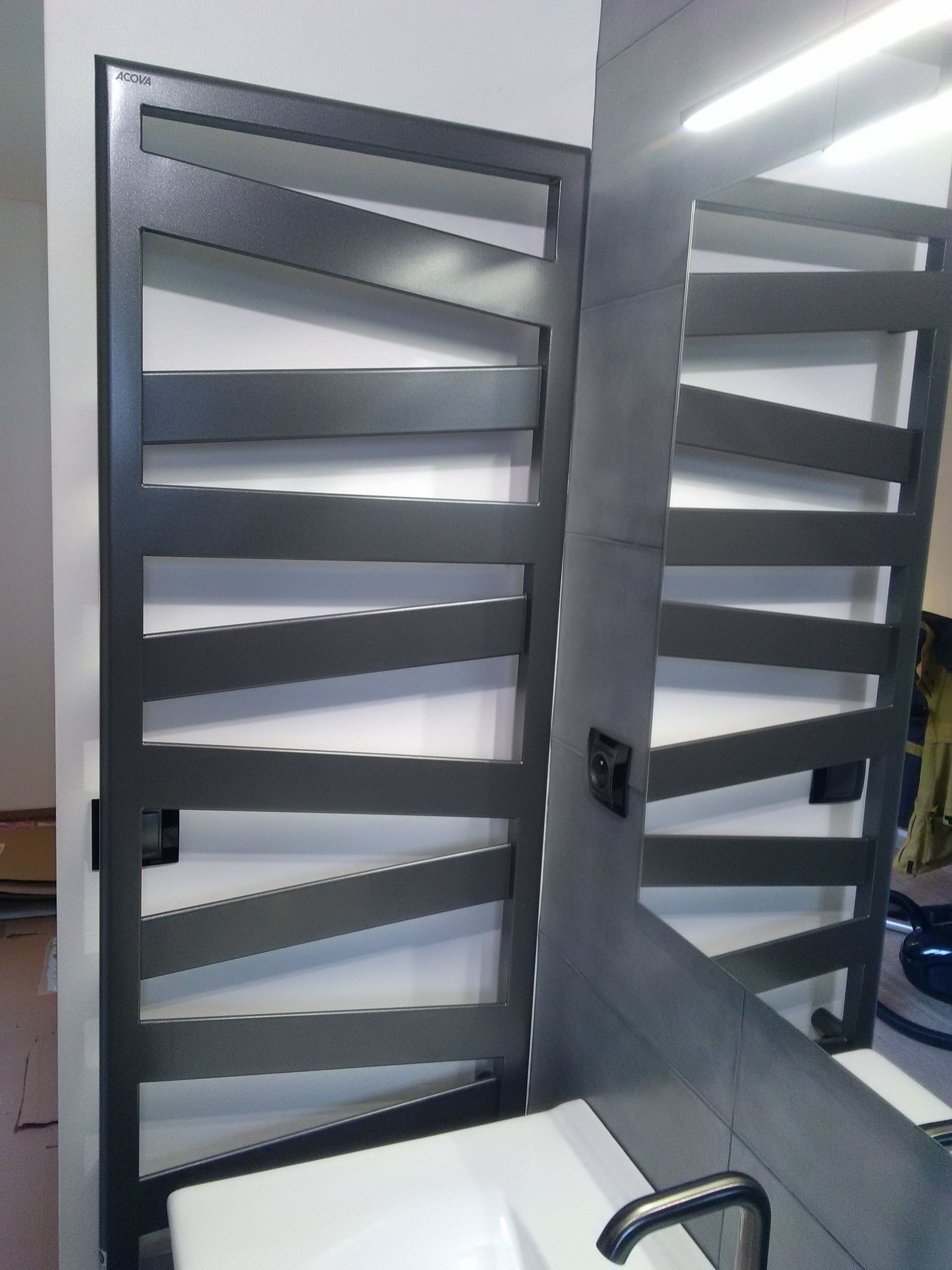 Installation d'un sèche-serviettes