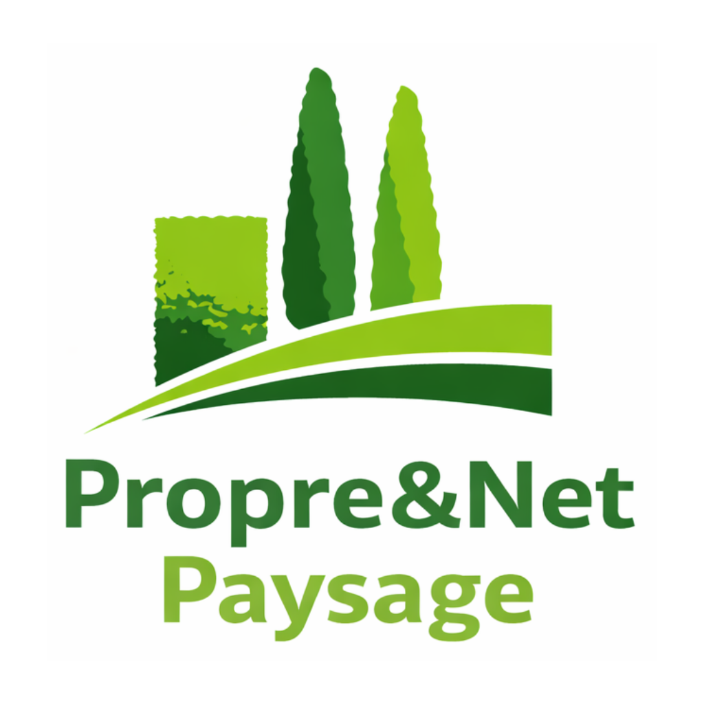 Logo : Goutte d'eau bleue et verte contenant des feuilles stylisées, texte