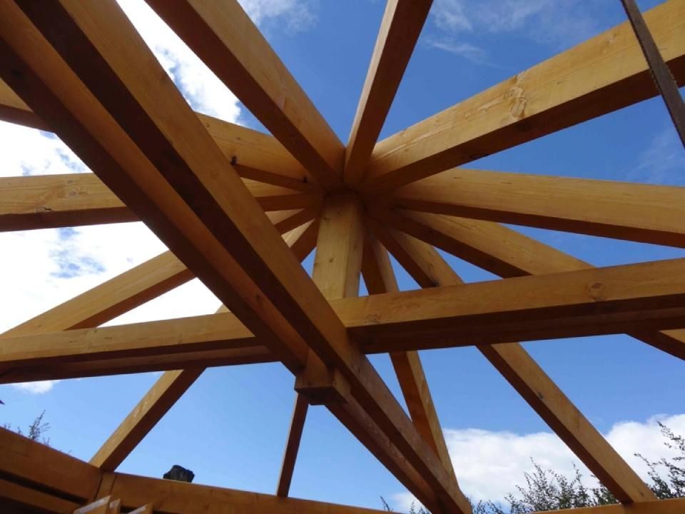 Holzkonstruktion der Bau-in-Holz GmbH